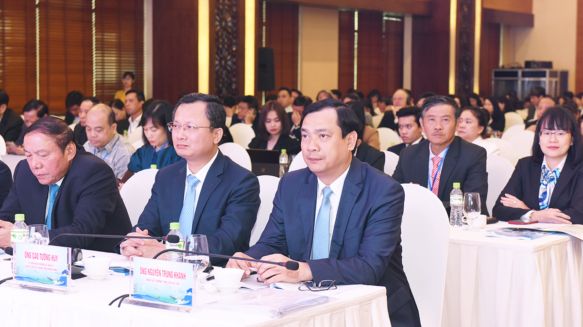 Tổng cục trưởng Tổng cục Du lịch Nguyễn Trùng Khánh dự hội nghị. Ảnh: TITC