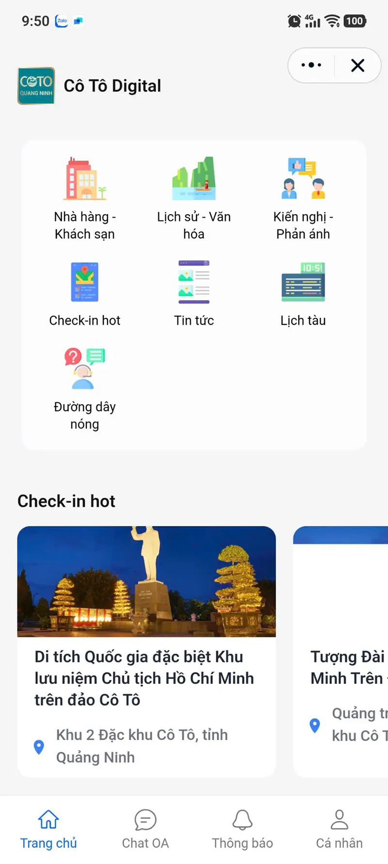 ứng dụng Coto digital